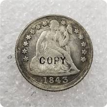 USA 1843-P,O Seated Liberty Dime COPY COINS 2024 - buy cheap