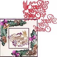 Peace On Earth Metal Cutting Dies Peace Dove+Phrase Peace On Earth Die Cuts For Card Making DIY Decoration Embossed Crafts Cards 2024 - buy cheap