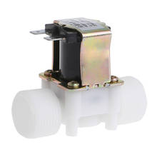 3/4"  Plastic Solenoid Valve 12V 24V 220V Magnetic Washing Machine Dispenser Drinking Water Pneumatic Pressure Controller Switch 2024 - buy cheap