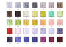 Нитки для вышивки крестиком CXC, 35 цветов, нитки для вышивки, похожие на DMC 2024 - купить недорого