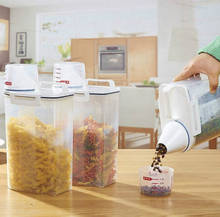 Caixa de armazenamento de alimentos, conjunto com tampas, lanches selados, frutas secas, grãos, caixa de armazenamento de cereal, imperdível 2024 - compre barato