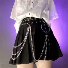 Usexy Durante Todo o Jogo de Couro Bondage Harness Cadeia Corpo Moda Em Camadas Leg Garter Suspender Acessórios Goth Do Punk Roupas портупея 2024 - compre barato