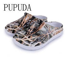 PUPUDA-Zapatillas de camuflaje para hombre, zapatos informales de playa, mocasines sin cordones, zapatillas ligeras, novedad de verano, 2021 2024 - compra barato