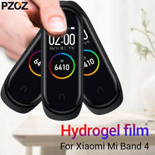 PZOZ 3pcs Hydrogel Film for Xiaomi Mi Band 4 3 2 Smart Wristband Full Screen protective Film Not Tempered Glass Protector film 2024 - buy cheap