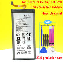 Новый оригинальный аккумулятор BL-T39 для смартфона LG G7 G7 + G7ThinQ LM G710 BLT39 3000 мАч 2024 - купить недорого