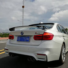 Spoiler traseiro para bmw, acessório de pintura em plástico abs, para modelos f30, f80, 3 series, m3, 320i, 323i, 325i, 328i, 2013, 2014, 2015, 2016 2024 - compre barato