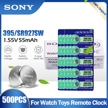 Sony-Batería de óxido de plata para reloj de juguete, pila de botón remoto, 500, 395, AG7, SR927SW, SR927W, SR927, LR927, LR927W, 399 V, 1,55 Uds. 2024 - compra barato