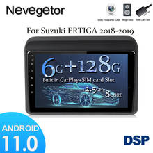 DVD Player for Suzuki Ertiga 2018 2019 Android 11.0 Multimedia Car Stereo Radio GPS Navigation Carplay DSP Touchscreen Headunit 2024 - buy cheap