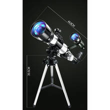 Refletor astronômico de 70mm, kit de telescópio com tripé, durável, sem ferramenta 2024 - compre barato