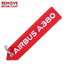 1 PC AIRBUS A320 Keychain Double-sided Embroidery A320 Aviation Key Ring Chain for Aviation Gift Phone Strap Keychains 2024 - buy cheap