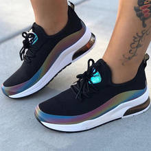 2021 New Women Colorful Cool Sneaker Ladies Lace Up Vulcanized Shoes Casual Female Flat Comfort Walking Shoes Woman 2020 Fashion 2024 - buy cheap