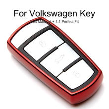 ТПУ чехол для ключей для Volkswagen VW CC Golf 7 MK7 Magotan Jetta Passat CC B6 B5 B7 B8 Стайлинг автомобильный брелок держатель для ключей брелок 2024 - купить недорого