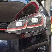 2Pcs Car Headlight Protective Film Headlamp Transparent TPU Decal Sticker For Volkswagen VW Golf 7 MK7 2012-2019 Accessories 2024 - buy cheap