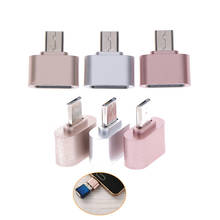 Micro USB OTG 2,0 abrazo convertidor tipo-C OTG adaptador para Android del teléfono de tarjeta de Cable lector Flash Drive OTG Cable de conector 2024 - compra barato