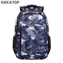 GREATOP New Unisex Oxford Backpack Men Women Camouflage Color Backpack Waterproof Backpack Teenager Bag Mochila Large Bags 2024 - buy cheap
