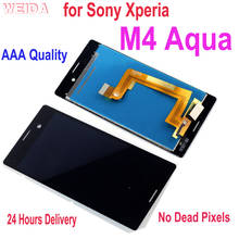 Para sony xperia m4 aqua e2303 e2306 e2353 e2312 e2333 e2363 lcd screen display toque digitador assembléia para sony m4 aqua lcd 2024 - compre barato