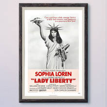 N185 LADY LIBERTY Vintage Classic Movie Wall Silk Cloth HD Poster Art Home Decoration Gift 2024 - buy cheap