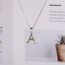 OUFEI Stainless Steel Jewelry 26 Letters Pendants Necklace Woman Accessories Fashion Necklaces 2019 Jewelry Accessories Chain 2024 - buy cheap