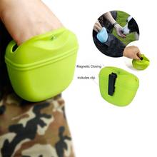 Silicone Dog Treat Bag Pocket Food Snack Pouch Haversack Waist Bag for Outdoor Pet Training 2024 - buy cheap