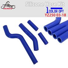 Motorcycle Silicone Hose Kit Radiator Heater Coolant Water Pipe For Yamaha YZ250 YZ 250 2003 2004 2005 2006 2007 2008 2009-2018 2024 - buy cheap
