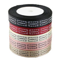 (25 yards/lot) 15mm handmade Printed Satin Ribbon wholesale Pretty Packing Ribbons 2024 - buy cheap