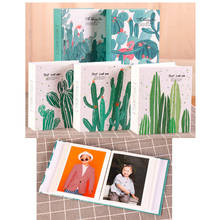 6 Inch Photo Album Cactus green plant Picture Storage Frame 100 Sheets Insert Page Album Children Lovers Wedding Memory DIYBook 2024 - buy cheap