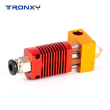 Tronxy hotend bowden extrusora kit todo metal extremidade quente j-cabeça bocal aquecedor bloco para peças de impressora 3d 2024 - compre barato