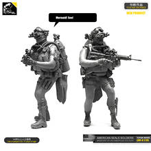 1/35 resina modelo kits figura eua. Selo soldado auto-assembled loo-06 2024 - compre barato