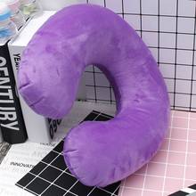 1PC New U Shaped Inflated Comfort Home Travel Car Neck Pillow   Support Headrest Cushion Soft Nursing Cushion 2024 - buy cheap