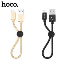 Кабель Micro USB HOCO, нейлоновый кабель быстрой зарядки и передачи данных 2,4 А для Samsung, Xiaomi, Android, мобильный телефон, usb-кабель для зарядки 0,25 м 2024 - купить недорого