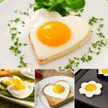 Metal anéis de fritura de ovo de aço inoxidável omelete modelo panqueca anéis perfeito modelo frito/poach molde + lidar com ferramentas de cozinha 2024 - compre barato