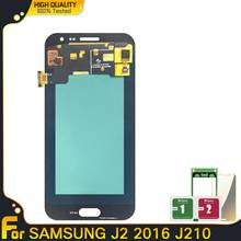 ЖК-дисплей Super AMOLED для Samsung Galaxy J2 2016, J210, J210F, J210Y, J210M, J210FN, сенсорный экран с цифровым преобразователем в сборе 2024 - купить недорого