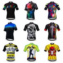 2022 Cycling jersey Men Mountain Bike jersey Pro MTB Bicycle Shirts Short sleeve Road Tops Ropa Ciclismo racing clothes black 2024 - buy cheap
