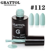 GRATTOL Professional Nail Polish #112 Green Colors Vernis Semi Permanent Primer Nail Art Hybrid Gel Pure Varnishes Gel 2024 - buy cheap