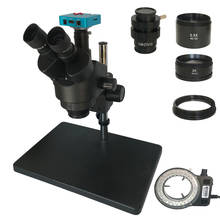 3.5X-90X Simul-focal Trinocular Stereo Zoom Microscope Soldering 38MP HDMI USB Microscopio Camera PCB Phone jewelry repair tools 2024 - buy cheap