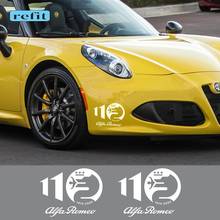 13CM 110th Anniversary Sticker Side Fender Garland Decoration Body For Alfa Romeo Giulia Gt Stelvio Giulietta Mito Spider 2024 - buy cheap