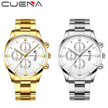 CUENA 2020 New Fashion Mens Watches Top Brand Luxury Clock Sports Date  Waterproof Quartz Watch Men Relogio Masculino 2024 - buy cheap
