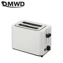 DMWD-tostadora de acero inoxidable para el hogar, máquina automática de calentamiento rápido para hacer pan, 2 rebanadas 2024 - compra barato