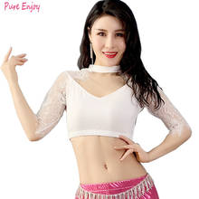 2020 Belly Dance Mesh Sexy Top Performance Costume Ladies Practice Clothes Oriental Dance Clothes Free Shipping 2024 - buy cheap