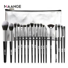 MAANGE 12/18Pcs Makeup Brushes Set Multifunctional Brush set Powder Eyeshadow Make Up Brush With PU Leather Case Beauty Tool Kit 2024 - buy cheap