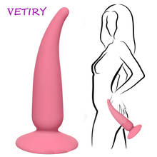 VETIRY Anal Plug Silicone Butt Plug Anal Sex Toys for Women Men With Sucker G-spot Massage Female Masturbator Soft Sex Products 2024 - buy cheap