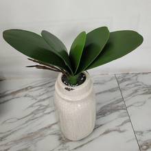 1 Branch Artificial Butterfly Orchid Leaf Bush Simulation Grass Home Decoration Green 2024 - buy cheap