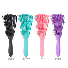 Massage Detangling Hair Brush Scalp Massage Hair Comb Detangling Brush for Curly Hair Brush Wet Curly Hair brush Women 2024 - купить недорого