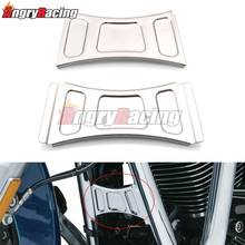 Cubierta cromada para marco de motocicleta Harley Touring Electra Glide Road Glide, cubierta para Crossbrace, 1999-2013 2024 - compra barato