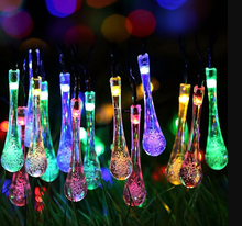 Guirnalda de luces LED solares para exteriores, guirnalda de luces de hadas para jardín, bodas, vacaciones, decoración de Navidad, 5M y 7M 2024 - compra barato