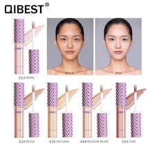 QIBEST Concealer Waterproof Make Up Long Lasting Face Contouring Pore Acne Full Cover Liquid Concealer Makeup Beauty Cosmetics 2024 - buy cheap