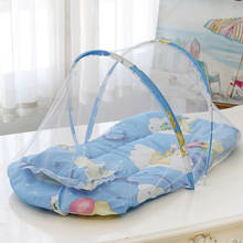 Baby Crib Netting Portable Foldable Baby Bed Mosquito Net Newborn Sleep Bed Travel Bed Netting Play Tent Children with Pillow 2024 - buy cheap