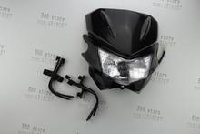 Motorcycle Motocross Headlight For Kawasaki KLX KX 110 WR250F WR450F Headlight Headlamp Dirt Bikes Off Road black 2024 - buy cheap