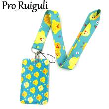 Yellow Chicken Duck Anime Lanyard Badge Holder ID Card Lanyards Mobile Phone Rope Key Lanyard Neck Straps Keychain Key Ring 2024 - buy cheap