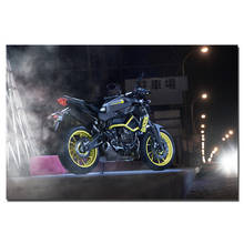 MT-07 cartaz da motocicleta lona pano impressão da tela pintura para decoração de casa parede arte imagem 2024 - compre barato